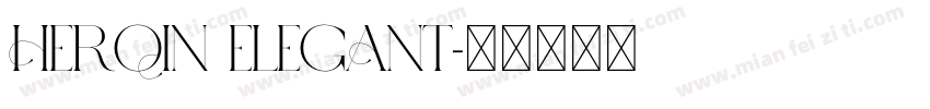 Herqin Elegant字体转换
